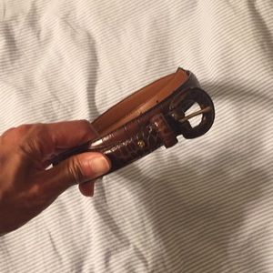 Ralph Lauren brown leather belt size small